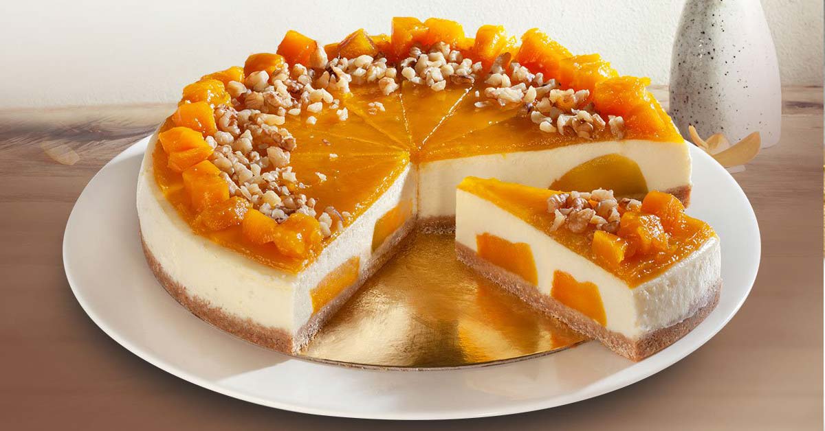 Persimmon cheesecake