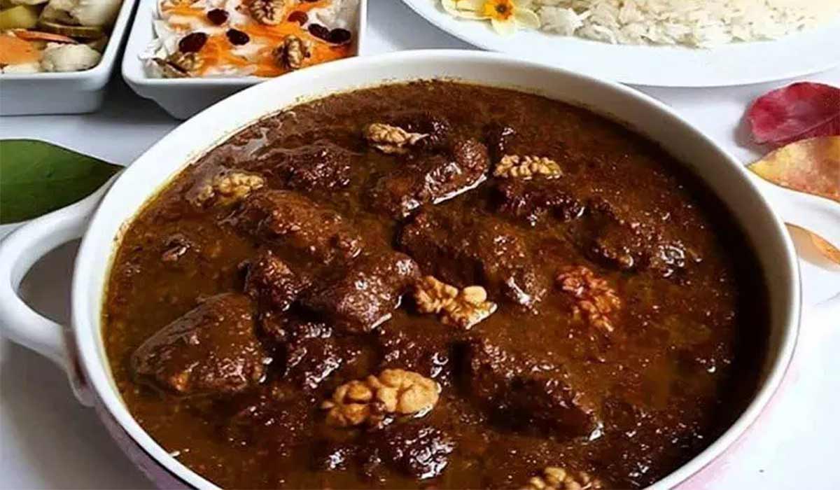 دستور پخت خورشت فسنجان مجلسی + ترفندهای رستورانی